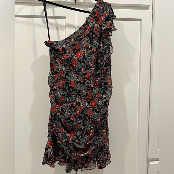 Veronica Beard Ballard Silk One Shoulder Ruffle Dress. EUC! - Picture 7 of 13